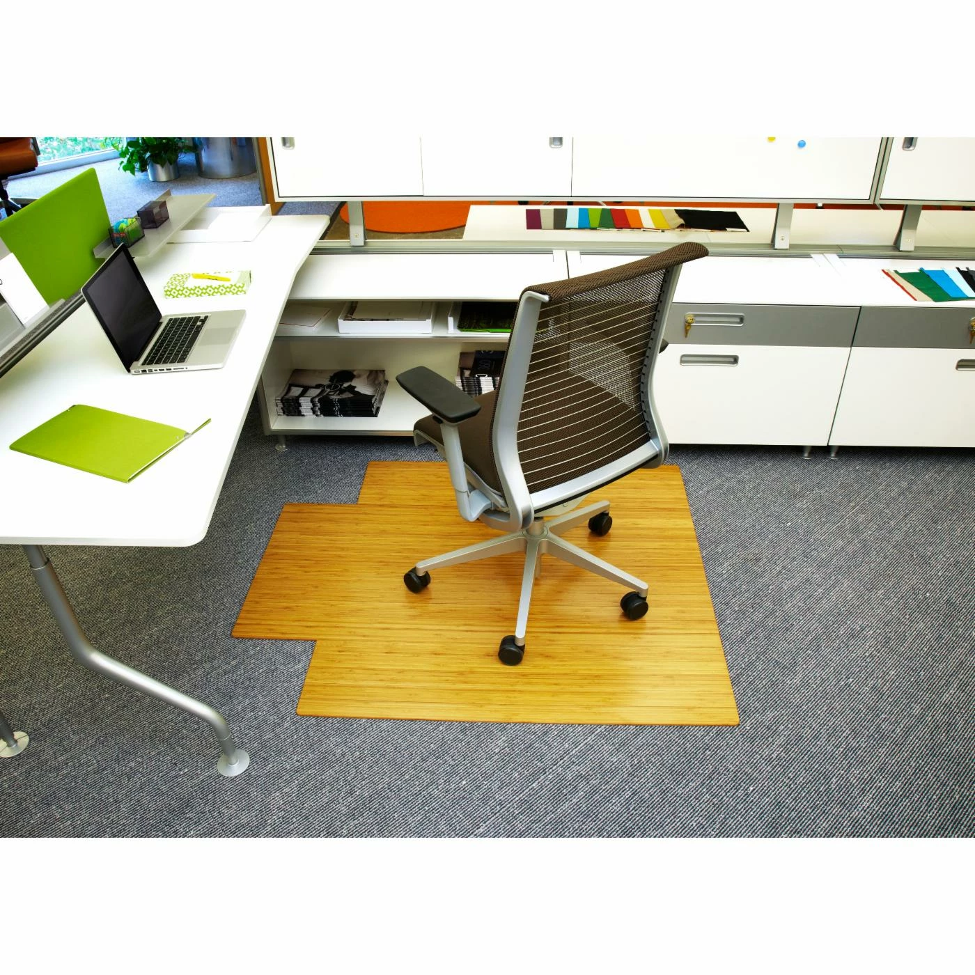 Cheap 😍 Computer Chair Mats Anji Mountain Deluxe Bamboo Roll-Up Chair Mat - Natural 👍 6 Cheap 😍 Computer Chair Mats Anji Mountain Deluxe Bamboo Roll-Up Chair Mat - Natural 👍 - Image 4