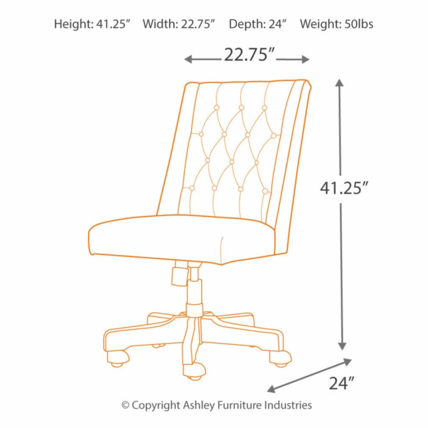 Wholesale ๐ Executive Chairs Signature Design By Ashley Home Office Executive Swivel Task Chair - Graphite โ 6 Wholesale ๐ Executive Chairs Signature Design By Ashley Home Office Executive Swivel Task Chair - Graphite โ - Image 4