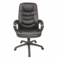 Best Sale π Executive Chairs Comfort Products Twin-Cushion Bonded Leather Executive Chair - Black 𧨠9 Best Sale π Executive Chairs Comfort Products Twin-Cushion Bonded Leather Executive Chair - Black 𧨠-Office & Desk Chairs Sales detail2CMFP003