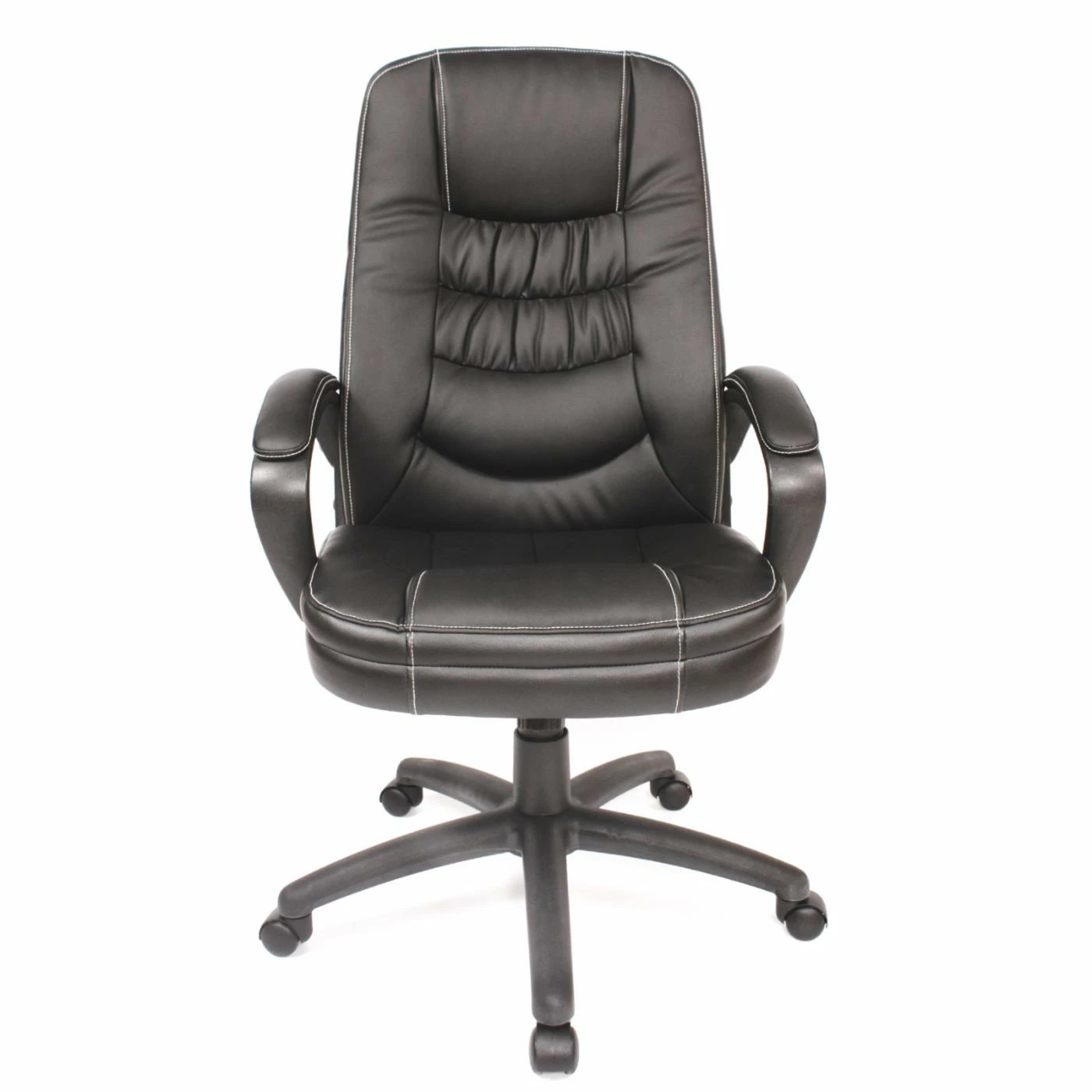 Best Sale π Executive Chairs Comfort Products Twin-Cushion Bonded Leather Executive Chair - Black 𧨠6 Best Sale π Executive Chairs Comfort Products Twin-Cushion Bonded Leather Executive Chair - Black 𧨠- Image 4