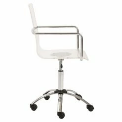 Discount 🤩 Task Chairs Euro Style Chloe Office Chair - Clear / Chrome ⭐ -Office & Desk Chairs Sales detail2EUS1639