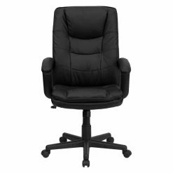 Best Sale ⌛ Task Chairs Flash Furniture High Back Executive Swivel Office Chair 41.5-45.25H In. - Black 👏 -Office & Desk Chairs Sales detail2FLSH010