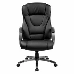 Outlet ⭐ Task Chairs Flash Furniture High Back Executive Office Chair 45.5-49.25H In. - Black Leather ✨ -Office & Desk Chairs Sales detail2FLSH034