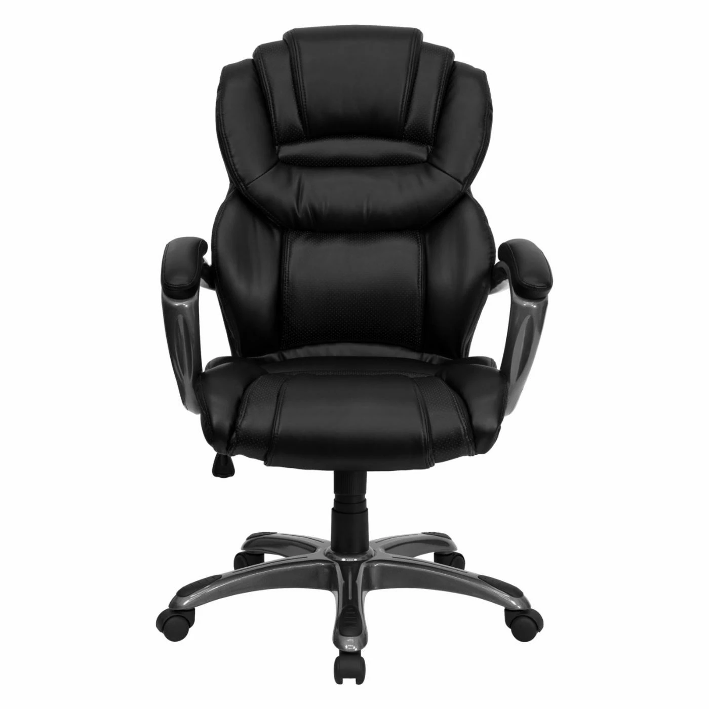 Cheap ✨ Executive Chairs Flash Furniture High Back Executive Office Chair With Leather Padded Loop Arms ✔️ 6 Cheap ✨ Executive Chairs Flash Furniture High Back Executive Office Chair With Leather Padded Loop Arms ✔️ - Image 4