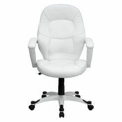 Buy ⭐ Executive Chairs Flash Furniture Mid-Back Executive Office Chair - White Leather 🧨 9 Buy ⭐ Executive Chairs Flash Furniture Mid-Back Executive Office Chair - White Leather 🧨 -Office & Desk Chairs Sales detail2FLSH115