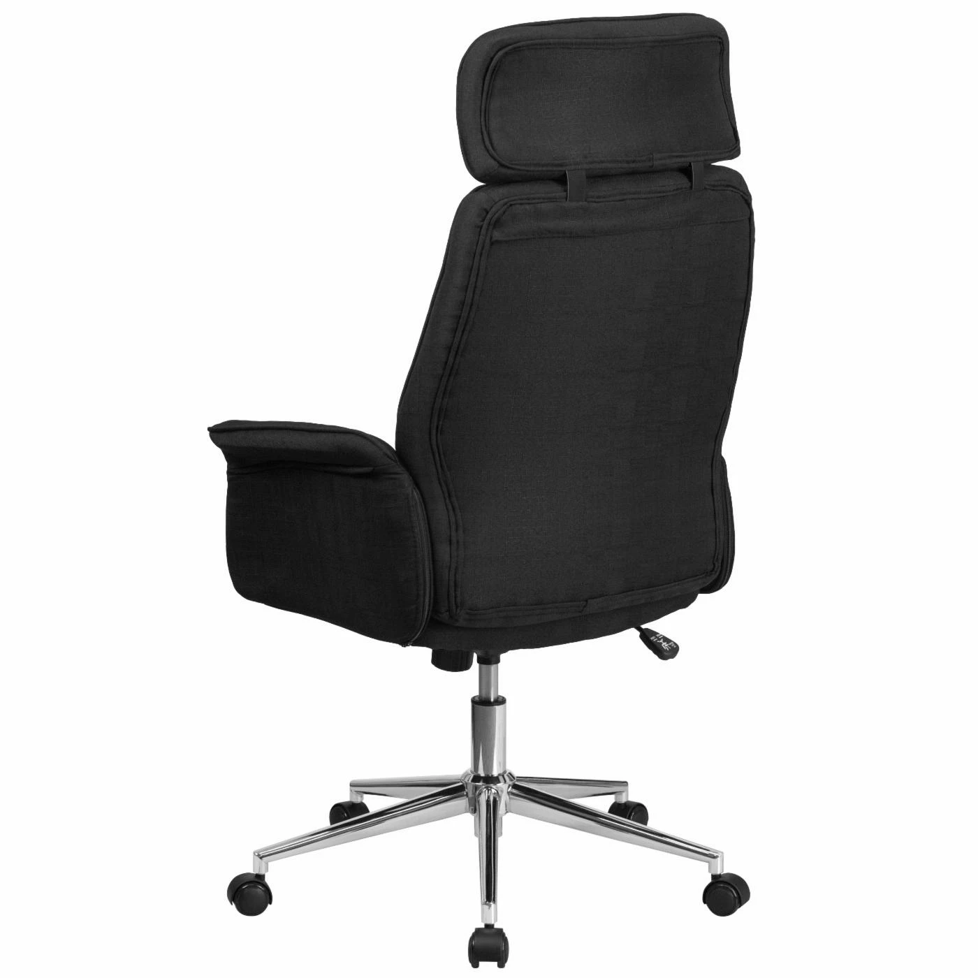 Cheap ๐ Executive Chairs Flash Furniture High Back Brown Fabric Executive Swivel Office Chair With Chrome Base โค๏ธ 6 Cheap ๐ Executive Chairs Flash Furniture High Back Brown Fabric Executive Swivel Office Chair With Chrome Base โค๏ธ - Image 4