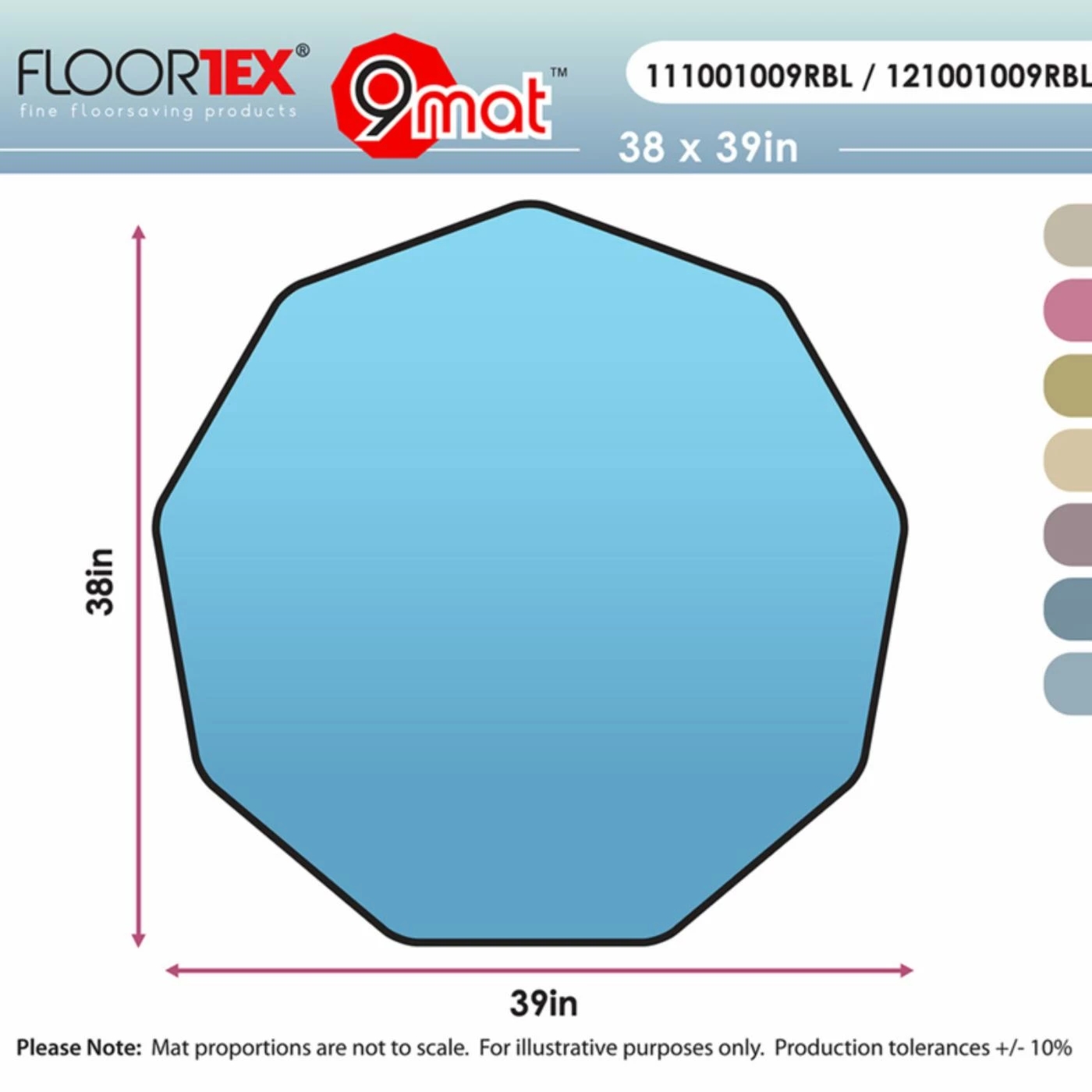 Buy ⭐ Computer Chair Mats Floortex Cleartex 9Mat Ultimat Chairmat For Hard Floors ❤️ 6 Buy ⭐ Computer Chair Mats Floortex Cleartex 9Mat Ultimat Chairmat For Hard Floors ❤️ - Image 4