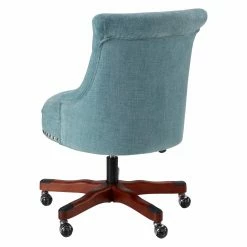 New ⭐ Executive Chairs Linon Sinclair Executive Office Chair With Nailhead Trim 🔔 -Office & Desk Chairs Sales detail2LHD1475