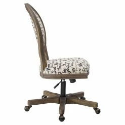 Budget ❤️ Executive Chairs Linon Erin Paris Oval Back Adjustable Height Office Task Chair 😉 -Office & Desk Chairs Sales detail2LHD2228