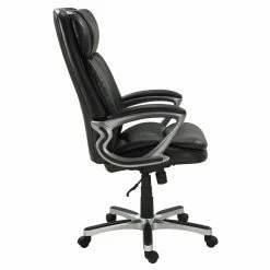 Outlet ⌛ Executive Chairs Serta Puresoft Faux Leather Executive Big & Tall Office Chair - Smooth Black 🔥 -Office & Desk Chairs Sales detail2MILL010
