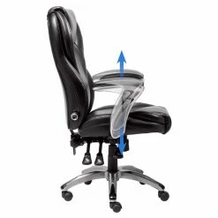 Deals 🤩 Executive Chairs Serta Bonded Leather Ergo-Executive Office Chair - Black 🥰 -Office & Desk Chairs Sales detail2MILL013