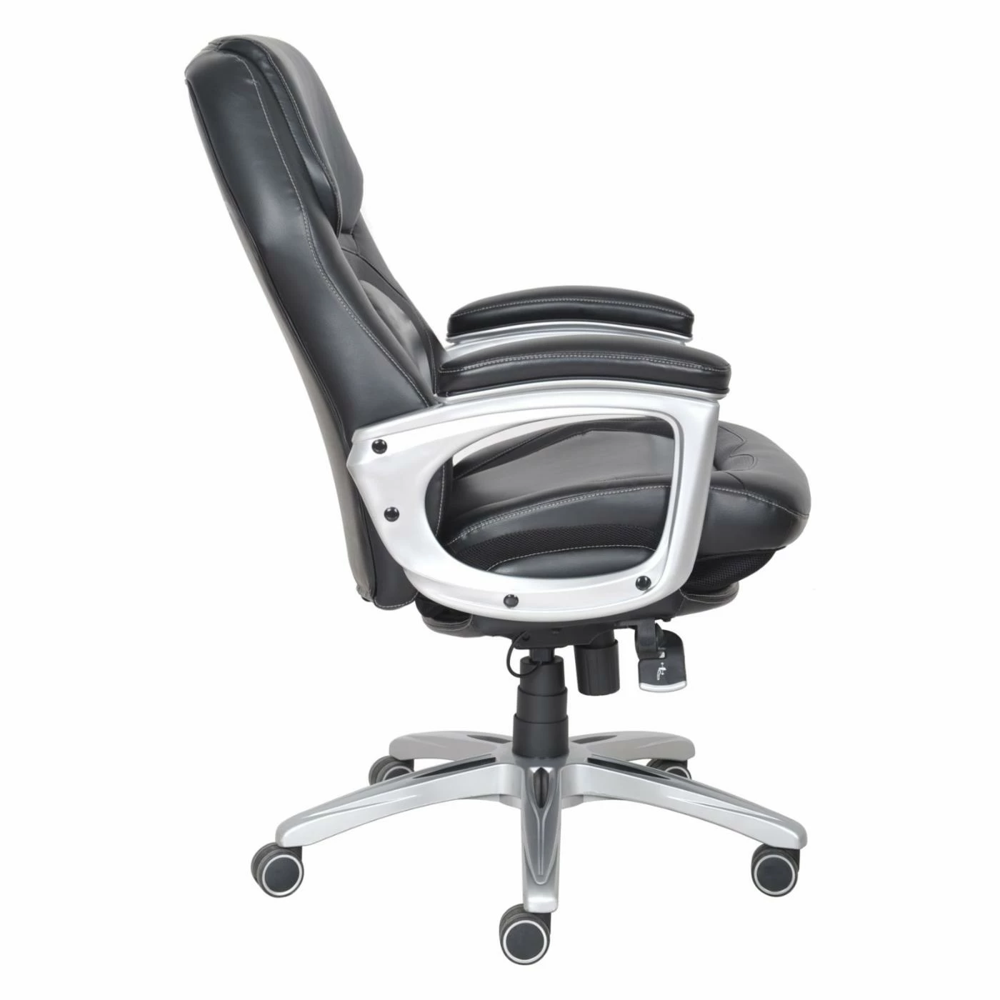 Budget β Executive Chairs Serta Back In Motion Health & Wellness Eco-friendly Bonded Leather Executive Office Chair - Smooth Black π 6 Budget β Executive Chairs Serta Back In Motion Health & Wellness Eco-friendly Bonded Leather Executive Office Chair - Smooth Black π - Image 4