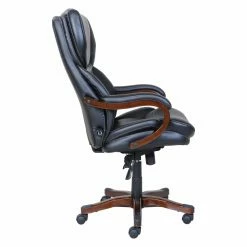 Cheap ⌛ Task Chairs Serta Adjustable Height Eco-Leather Executive Office Chair - Black 💯 -Office & Desk Chairs Sales detail2MILL096