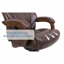 Deals 😍 Executive Chairs La-Z-Boy Delano Big And Tall Executive Office Chair - Chestnut ✨ -Office & Desk Chairs Sales detail2MILL111