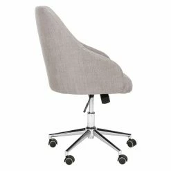 Budget 😉 Executive Chairs Safavieh Adrienne Fabric Chrome Leg Swivel Office Chair 🛒 -Office & Desk Chairs Sales detail2SAV8241