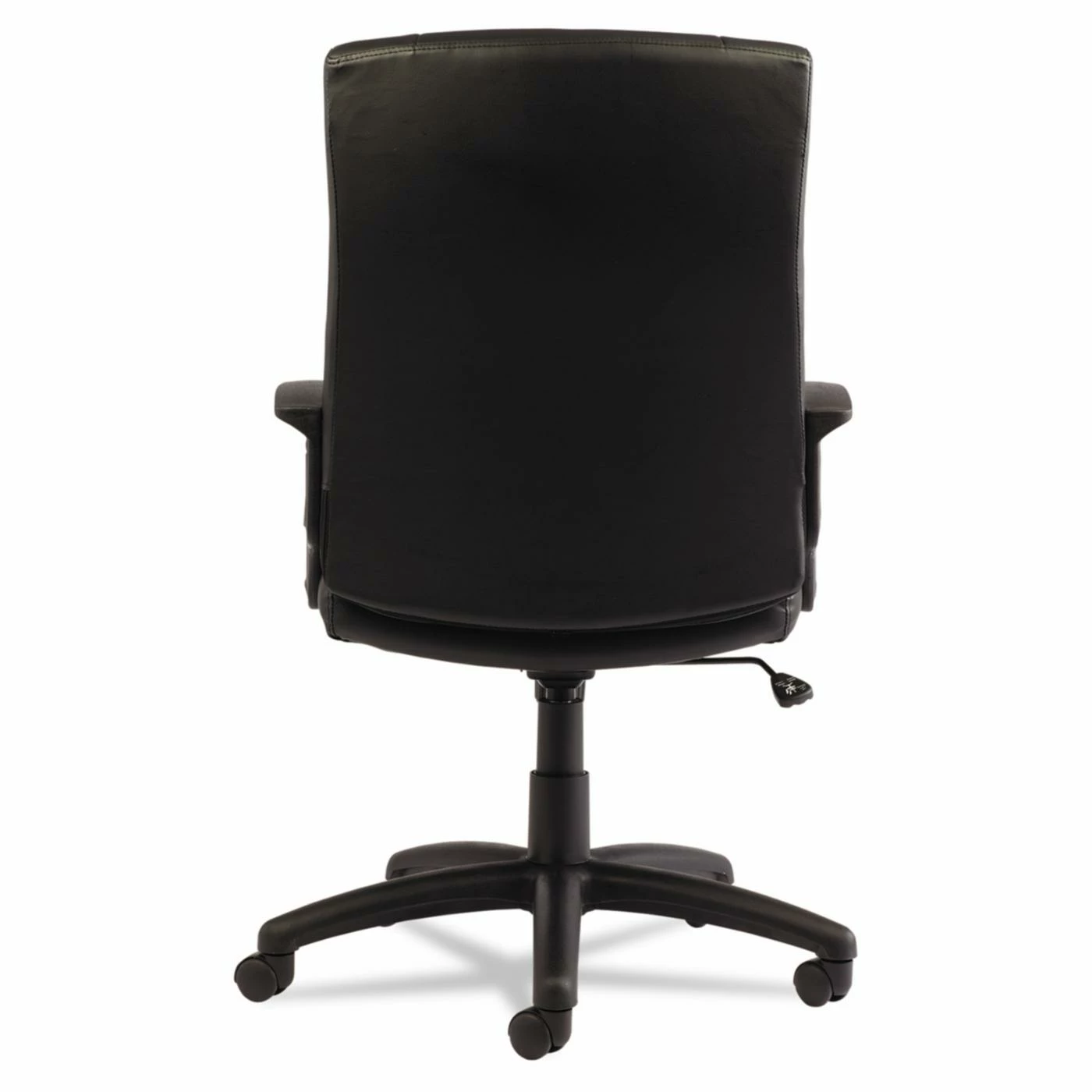 Executive Chairs Alera YR Series Executive Leather High-Back Swivel/Tilt Leather Chair - Black 6 Executive Chairs Alera YR Series Executive Leather High-Back Swivel/Tilt Leather Chair - Black - Image 4