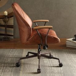 Budget 😉 Task Chairs Acme Furniture Hamilton Top Grain Leather Office Task Chair 🎁 -Office & Desk Chairs Sales detail3ACM1818