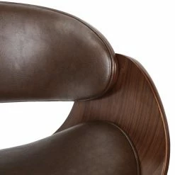 Best Sale 👍 Best Selling Home Decor Task Chairs Bronson Mid-Century Modern Upholstered Swivel Office Chair 🔔 -Office & Desk Chairs Sales detail3BSHD3480