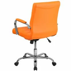Deals 🔔 Task Chairs Flash Furniture Mid-Back Vinyl Executive Swivel Office Chair With Chrome Arms ⌛ -Office & Desk Chairs Sales detail3FLSH1677