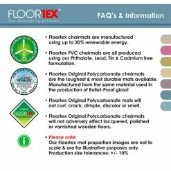 Outlet 💯 Computer Chair Mats Floortex Cleartex Ultimat Polycarbonate Clear Chair Mat For Hard Floors 🌟 -Office & Desk Chairs Sales detail3FLTX042