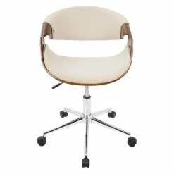 Top 10 👏 Executive Chairs LumiSource Curvo Mid-Century Modern Office Chair ⌛ -Office & Desk Chairs Sales detail3LUS944