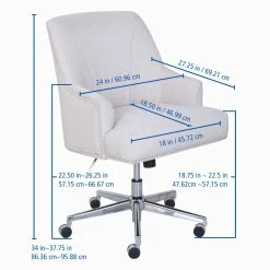 Best deal 🔥 Executive Chairs Serta Leighton Home Office Chair ⭐ -Office & Desk Chairs Sales detail3MILL099