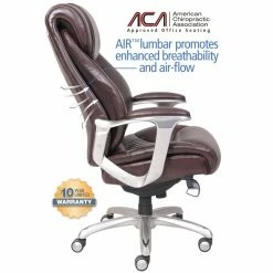 Outlet 🎁 Executive Chairs La-Z-Boy Cantania Executive Office Chair - Coffee 🌟 -Office & Desk Chairs Sales detail3MILL106