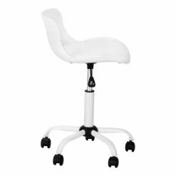 Wholesale 🎁 Task Chairs Monarch Specialties Adjustable Juvenile Low Back Faux Leather Office Chair, White 😉 -Office & Desk Chairs Sales detail3MON1700
