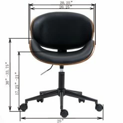 Cheap 👍 OS Home And Office Furniture Task Chairs Os Home And Office Swivel Wood Back Home Office Chair ✔️ -Office & Desk Chairs Sales detail3OLP271