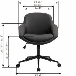 Discount ✨ OS Home And Office Furniture Task Chairs Os Home And Office Faux Leather Home Office Chair 🧨 -Office & Desk Chairs Sales detail3OLP277