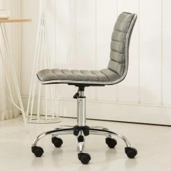 Best Pirce 🔔 Task Chairs Roundhill Furniture Fremo Chromel Contemporary Office Chair 🥰 -Office & Desk Chairs Sales detail3ROUN110