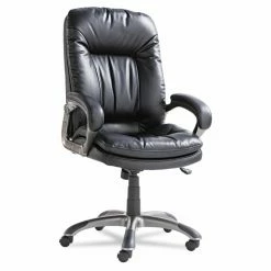 Cheapest 💯 Executive Chairs OIF Executive Leather Swivel/Tilt High-Back Chair - Black ✔️ -Office & Desk Chairs Sales detail3UST2083