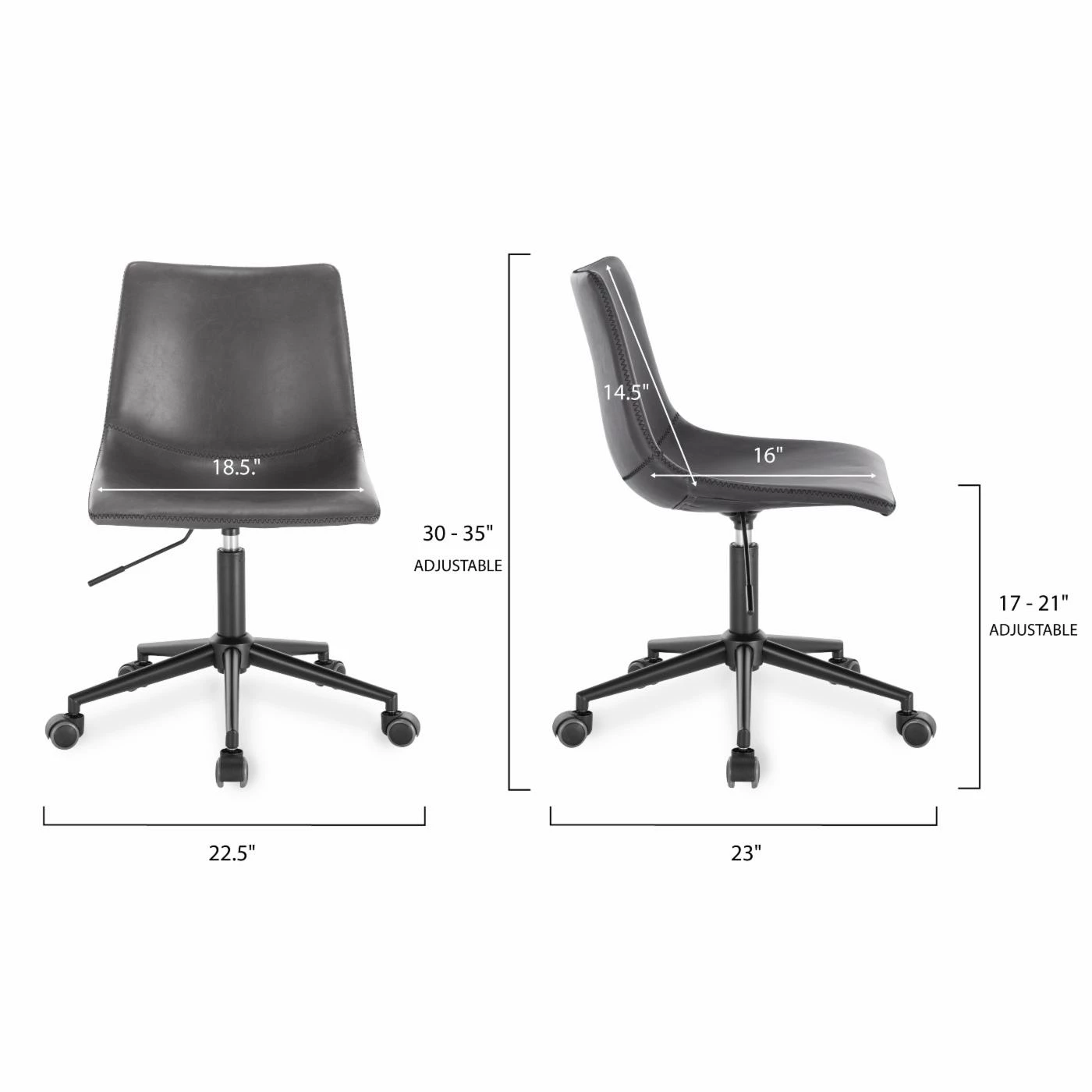 Flash Sale ๐ Poly & Bark Task Chairs Poly & Bark Brinley Task Chair ๐ 8 Flash Sale ๐ Poly & Bark Task Chairs Poly & Bark Brinley Task Chair ๐ - Image 6
