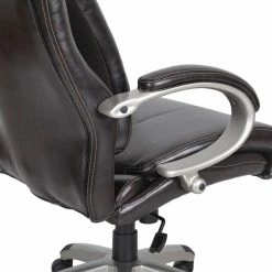 Best reviews of ❤️ Executive Chairs Serta AIR Health & Wellness Big And Tall Eco-friendly Bonded Leather Executive Office Chair - Roasted Chestnut 👍 -Office & Desk Chairs Sales detail4MILL017
