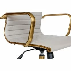 Hot Sale 🥰 Task Chairs LeisureMod Harris Gold Frame Office Chair 🔥 -Office & Desk Chairs Sales detail4MODS108