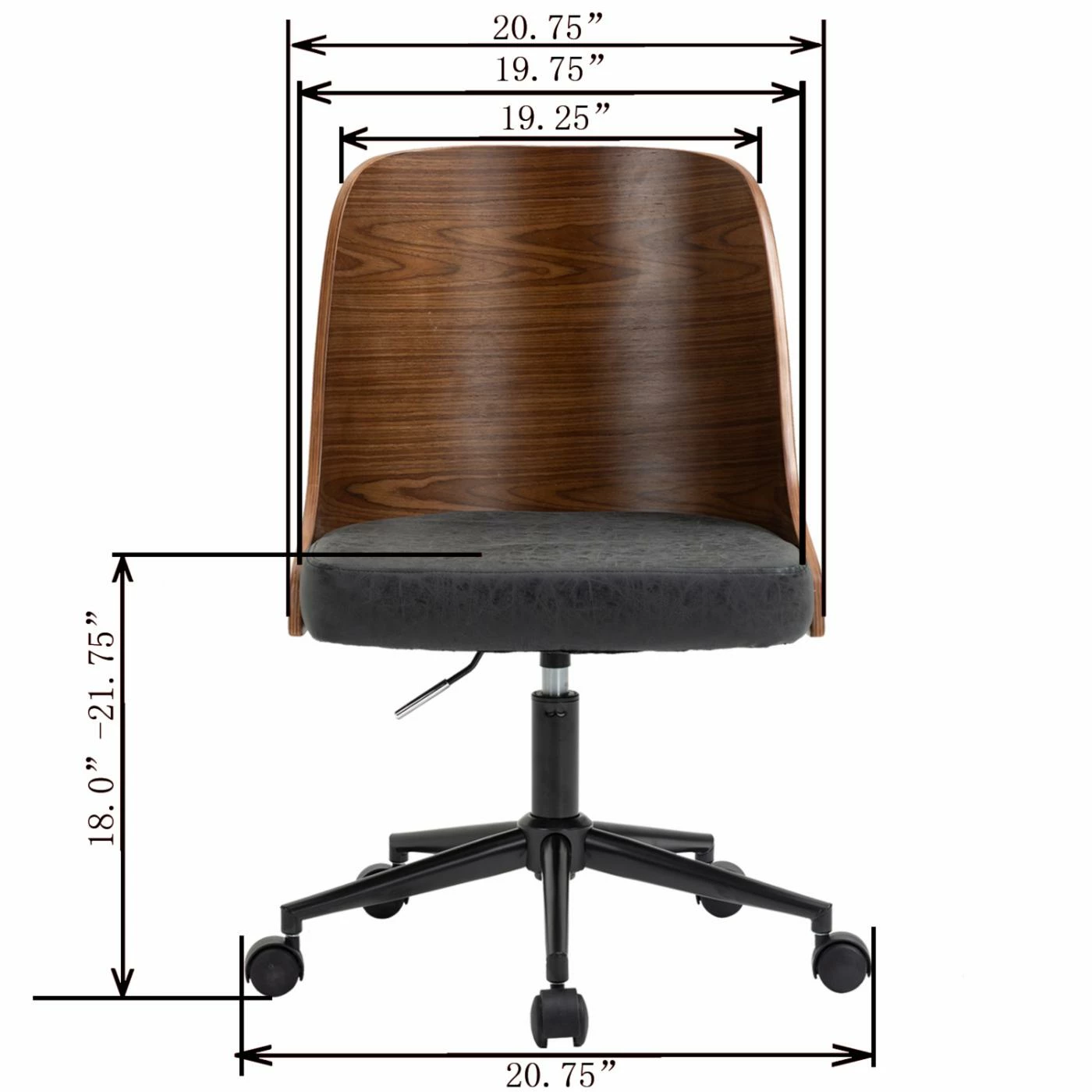 Wholesale 🌟 Task Chairs Os Home And Office Furniture Swivel Wood Back Home Office Chair 👏 9 Wholesale 🌟 Task Chairs Os Home And Office Furniture Swivel Wood Back Home Office Chair 👏 - Image 7