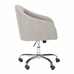 Buy 😀 Executive Chairs Safavieh Amy Linen Office Chair 🧨 -Office & Desk Chairs Sales detail4SAV9049