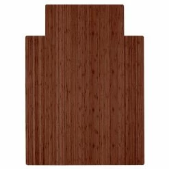 Promo 🛒 Anji Mountain Computer Chair Mats Anji Bamboo Roll-Up Walnut Chairmat With Lip 🔔 -Office & Desk Chairs Sales detail5ANJ497