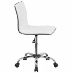 Deals 🤩 Task Chairs Flash Furniture Low Back Armless Ribbed Designer Swivel Task Chair ⌛ -Office & Desk Chairs Sales detail5FLSH1646