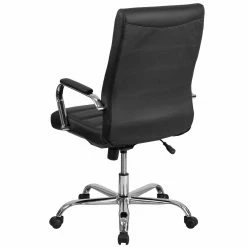 Budget 🔥 Task Chairs Flash Furniture High Back Leather Executive Swivel Office Chair With Chrome Arms 🤩 -Office & Desk Chairs Sales detail5FLSH1678