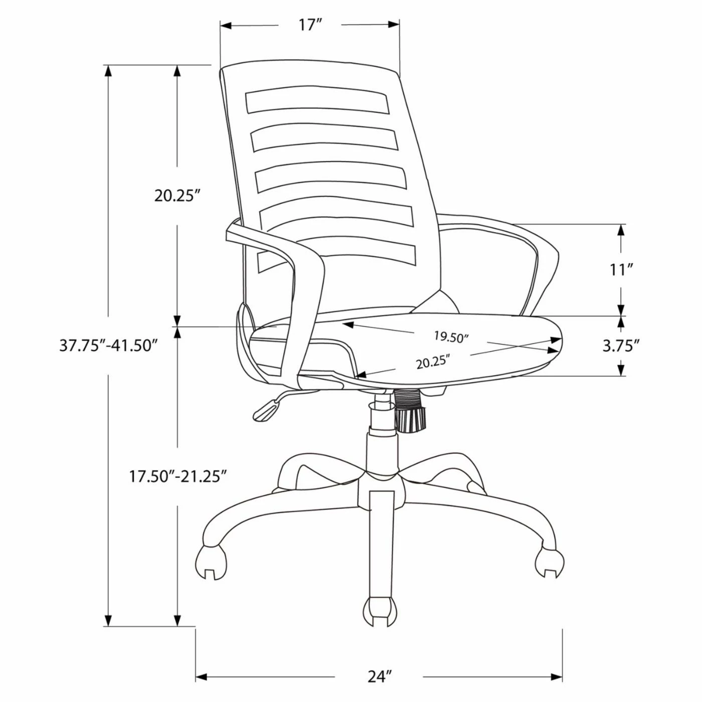 Flash Sale ๐ฏ Task Chairs Monarch Specialties Contemporary Mesh Mid-Back Mesh Office Task Chair ๐ 10 Flash Sale ๐ฏ Task Chairs Monarch Specialties Contemporary Mesh Mid-Back Mesh Office Task Chair ๐ - Image 8