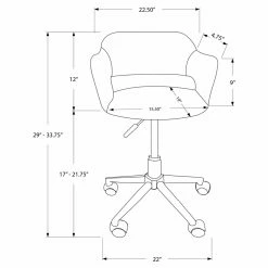 Best deal ๐ Task Chairs Monarch Specialties Mid-Century Modern Faux Leather Mid-Back Office Task Chair ๐ 17 Best deal ๐ Task Chairs Monarch Specialties Mid-Century Modern Faux Leather Mid-Back Office Task Chair ๐ -Office & Desk Chairs Sales detail5MON1569