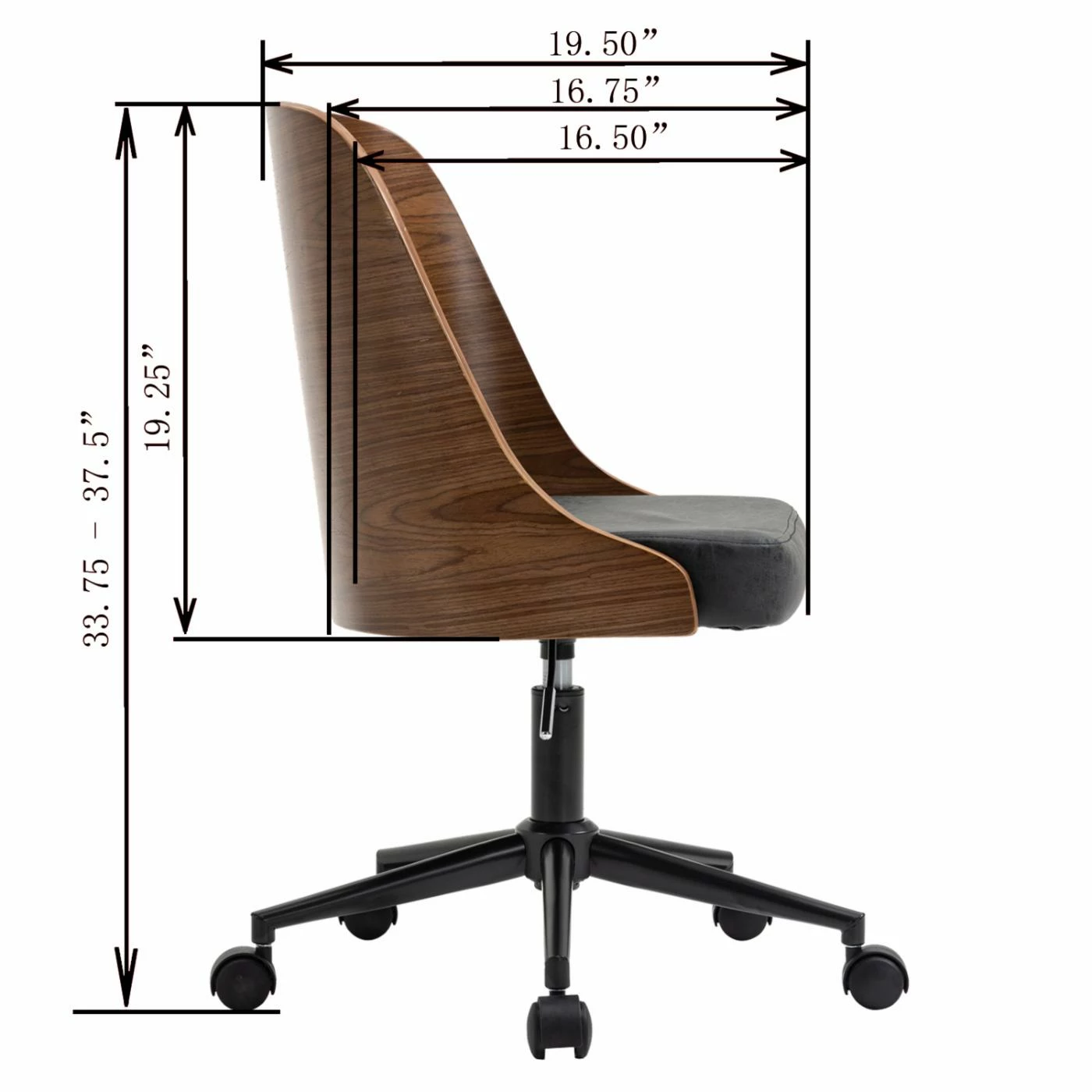 Wholesale 🌟 Task Chairs Os Home And Office Furniture Swivel Wood Back Home Office Chair 👏 10 Wholesale 🌟 Task Chairs Os Home And Office Furniture Swivel Wood Back Home Office Chair 👏 - Image 8