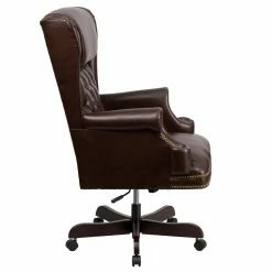 Discount 🤩 Executive Chairs Flash Furniture High Back Traditional Tufted Leather Executive Swivel Office Chair 👏 -Office & Desk Chairs Sales detail6FLSH1637