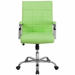 Deals 🔔 Task Chairs Flash Furniture Mid-Back Vinyl Executive Swivel Office Chair With Chrome Arms ⌛ -Office & Desk Chairs Sales detail6FLSH1677