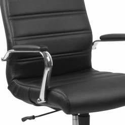 Budget 🔥 Task Chairs Flash Furniture High Back Leather Executive Swivel Office Chair With Chrome Arms 🤩 -Office & Desk Chairs Sales detail6FLSH1678