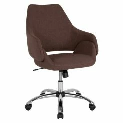 Promo ✨ Task Chairs Flash Furniture Madrid Upholstered Mid Back Office Chair ✨ -Office & Desk Chairs Sales detail6FLSH2179