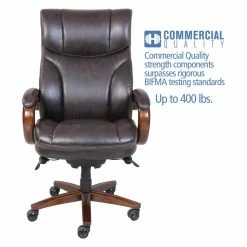 Budget 🥰 Task Chairs La-Z-Boy Trafford Big And Tall Executive Office Chair - Vino ✔️ -Office & Desk Chairs Sales detail6MILL109