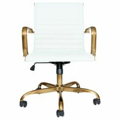 Hot Sale 🥰 Task Chairs LeisureMod Harris Gold Frame Office Chair 🔥 -Office & Desk Chairs Sales detail6MODS108