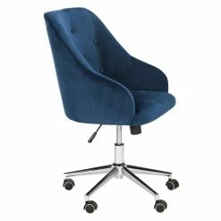 Cheap 🔥 Executive Chairs Safavieh Evelynn Tufted Fabric Chrome Leg Swivel Office Chair ✨ -Office & Desk Chairs Sales detail6SAV8242